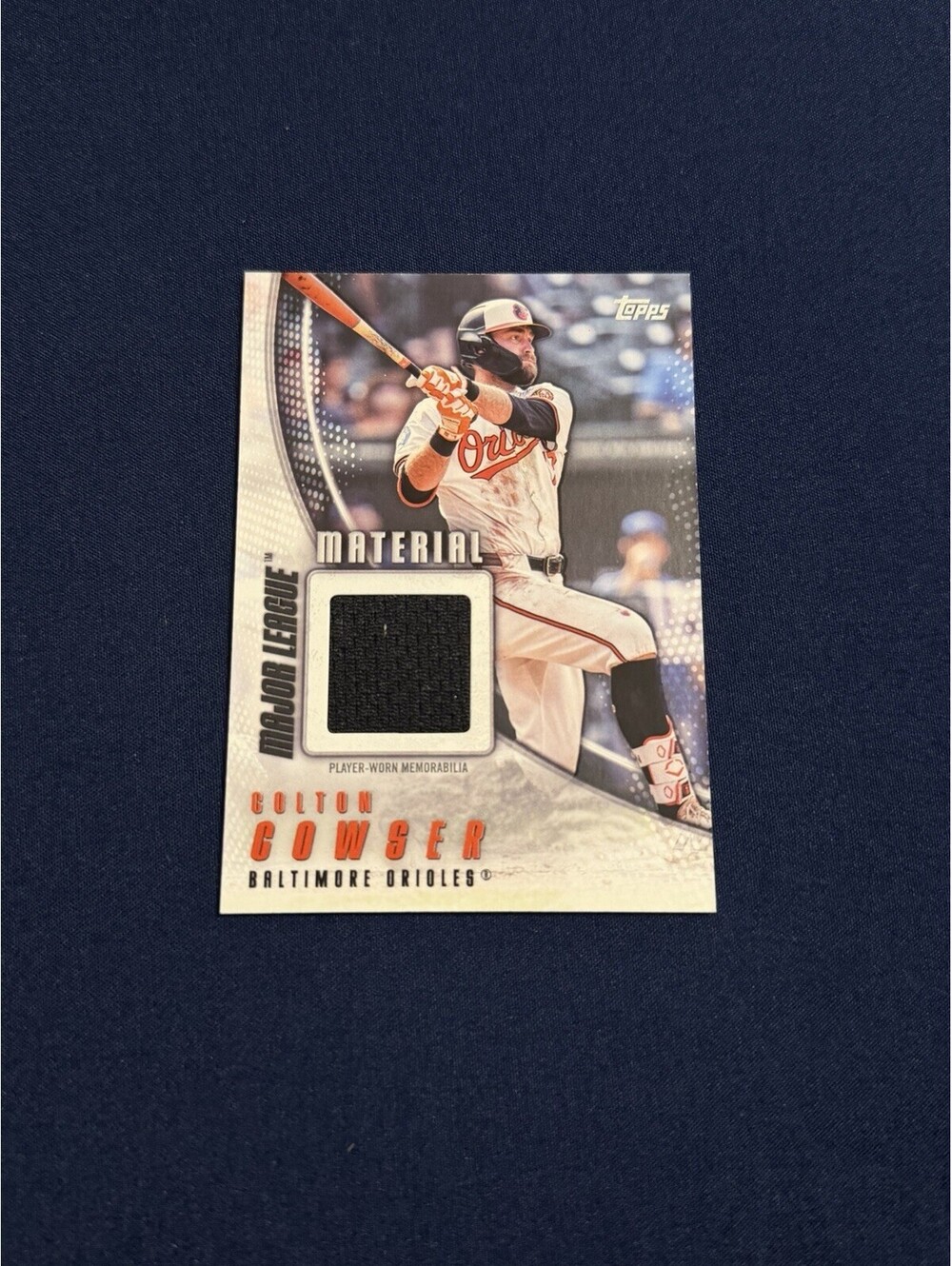 2025 Topps Colton Cowser #MLM-CCO Jersey Baltimore Orioles
